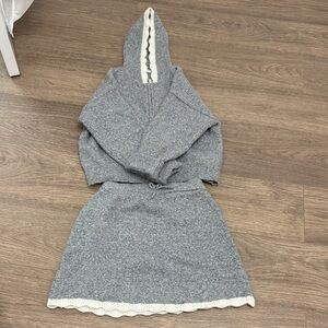Girl’s Zara Knit Sweater + Skirt